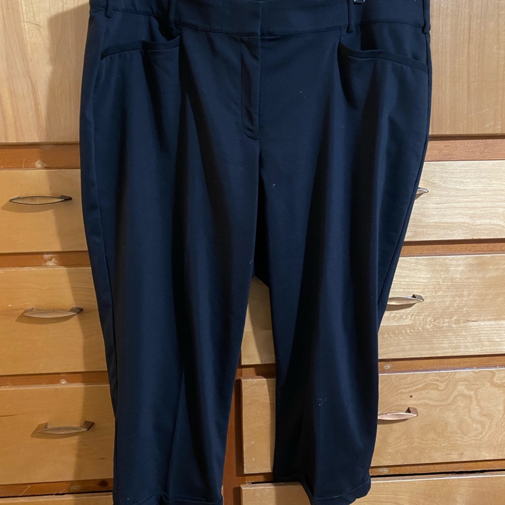 Lane Bryant Black Capri